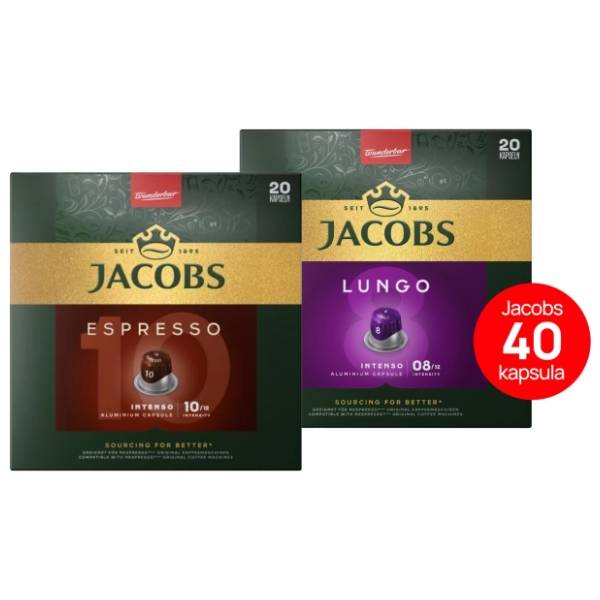 Kapsule JACOBS mix 40kom