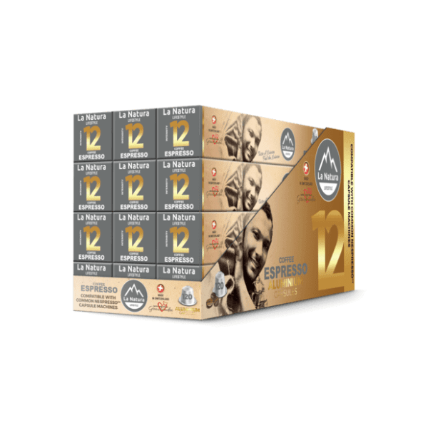 Kapsule LA NATURA LIFESTYLE Espresso alu kafa 12x10kom
