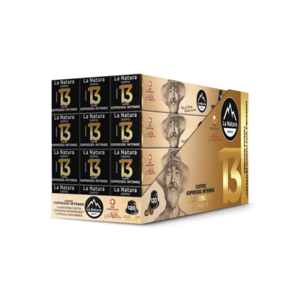 Kapsule LA NATURA LIFESTYLE Espresso inteso alu kafa 12x10kom