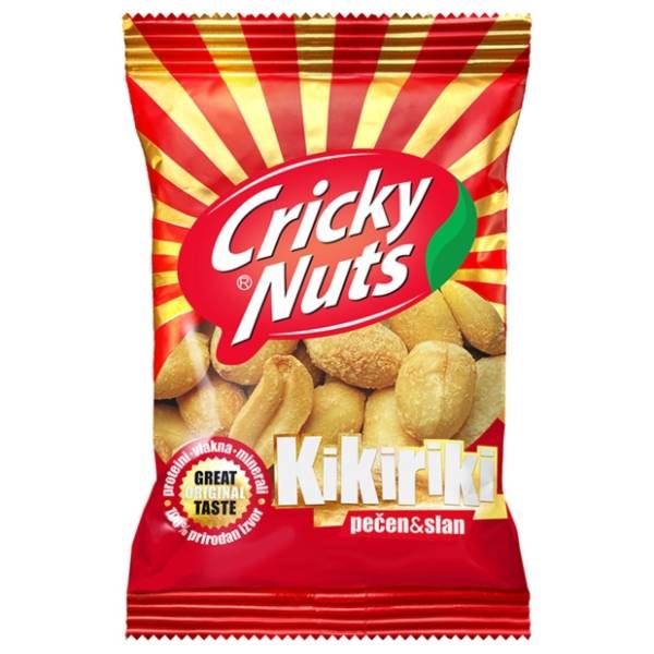 Kikiriki CRICKY prženi slani 40g