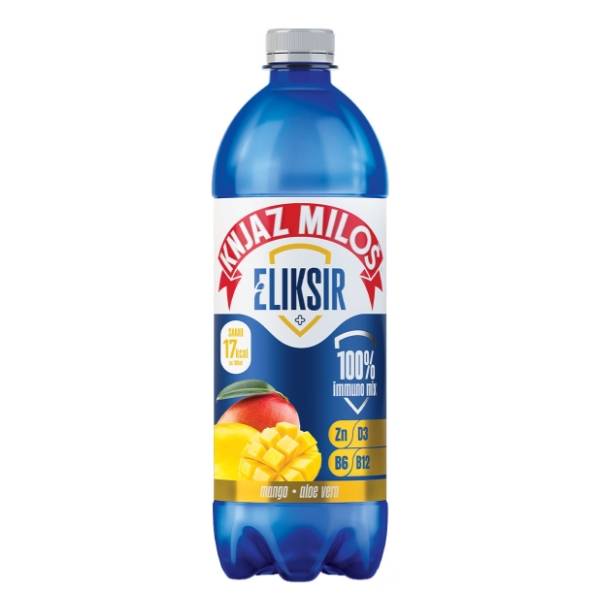 KNJAZ MILOŠ Eliksir gazirana voda mango 700ml