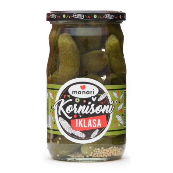 Kornišoni MANARI I klasa 680g