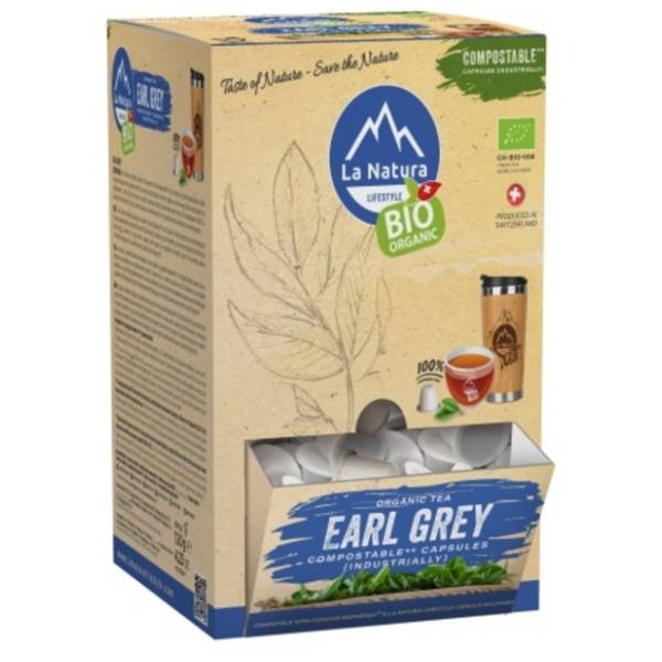 LA NATURA LIFESTYLE Bio čaj earl grey & citrus 100kapsula