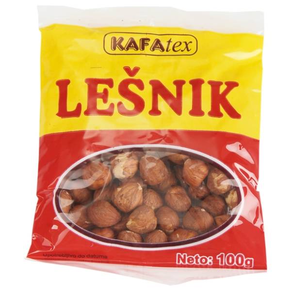 Lešnik KAFATEX pečeni 100g