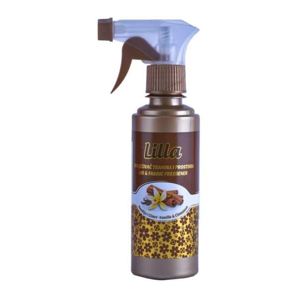 LILLA osveživač prostora i tkanina vanila & cimet 250ml