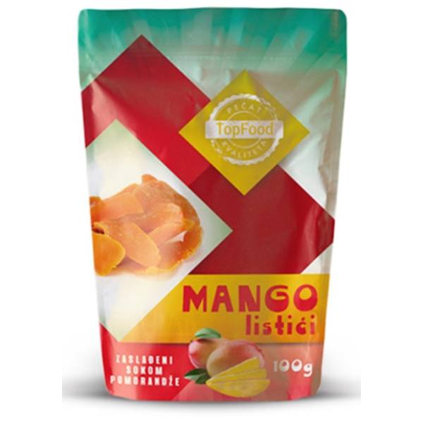 Mango listici TOP FOOD 100g