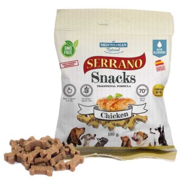MEDITERRANEAN NATURAL Serrano poslastica za pse piletina 100g