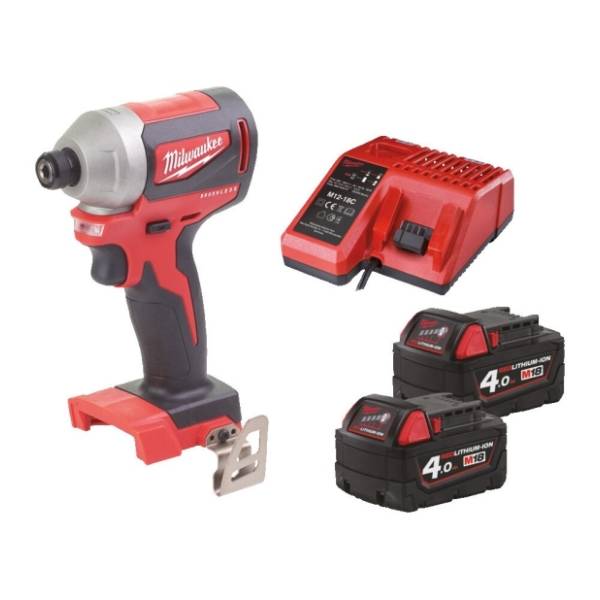 MILWAUKEE M18CBLID-402C 2x4Ah aku bušilica