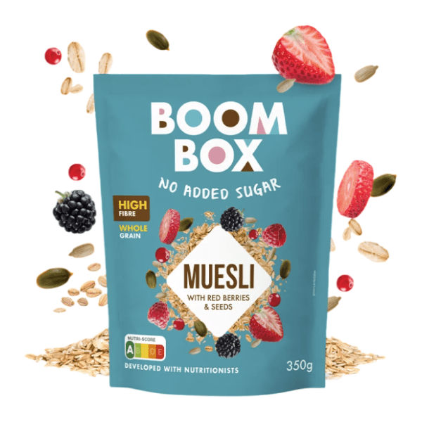 Musli BOOM BOX crveno voće i semenke 350g