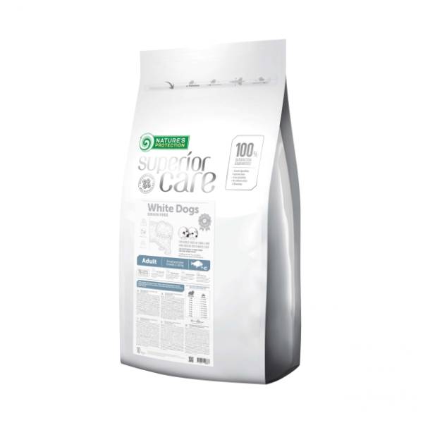 NATURE'S PROTECTION White dog small & mini riba 10kg