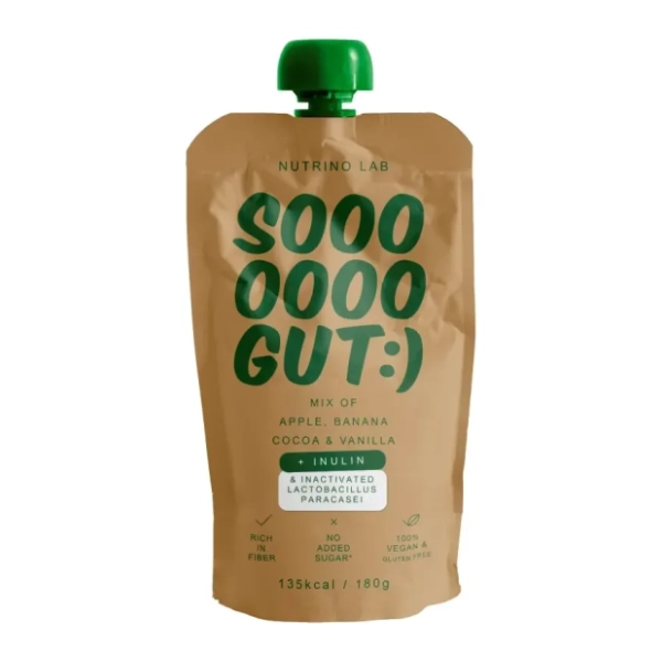 NUTRINO Lab voćni pire Sooo gut apple banana cocoa 180g