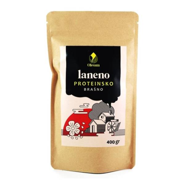 OLEUM proteinsko brašno laneno 400g