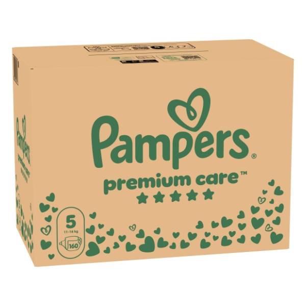 PAMPERS Premium care monthly pack 5 160kom