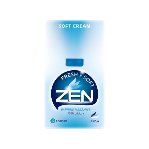 Papirne maramice ZEN soft cream 3sloja 1kom