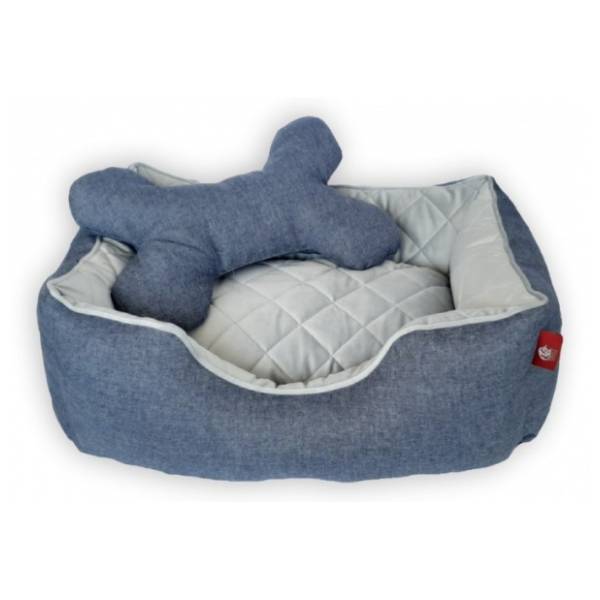 PET TEXTIL Doggy lux krevet za pse 60x80x27cm plavi