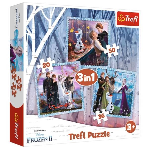 Puzzle 3u1 Frozen TREFL