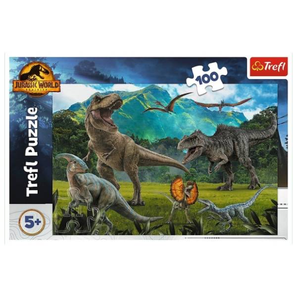 Puzzle Dino svet 100 delova TREFL