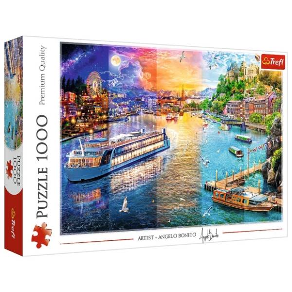 Puzzle Krstarenje rekom 1000 delova TREFL