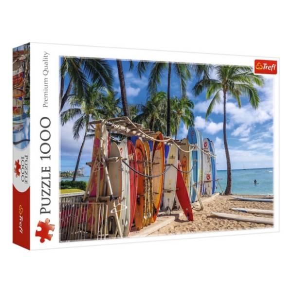 Puzzle Surf na plaži 1000 delova TREFL