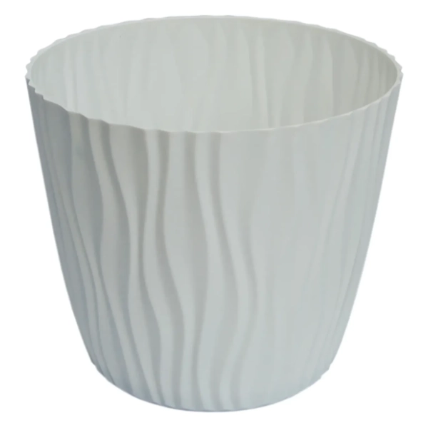 Saksija GARDINO Sahara 24cm bela