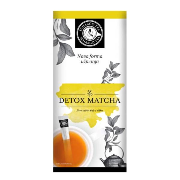 SCHARGO Tea stick čaj detox matcha 16kom