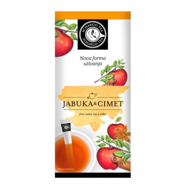 SCHARGO Tea stick čaj jabuka i cimet 45kom