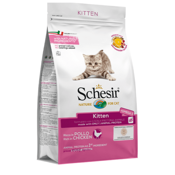 SCHESIR Kitten hrana za mačiće piletina 400g