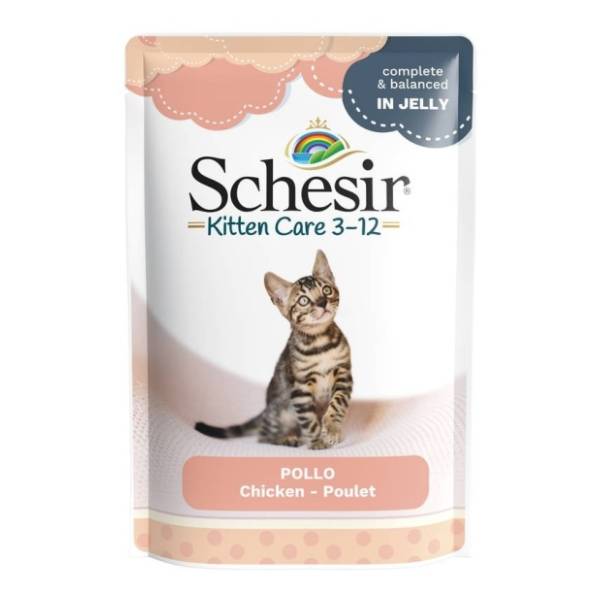 SCHESIR Kitten hrana za mačke piletina 85g