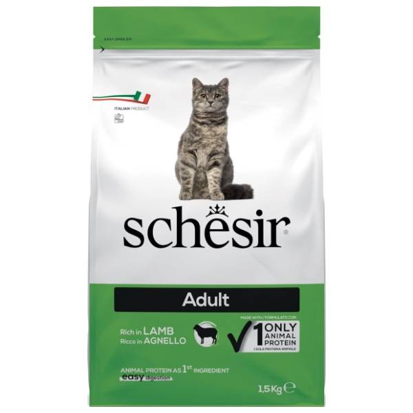 SCHESIR Maintenance adult hrana za mačke jagnjetina 1,5kg