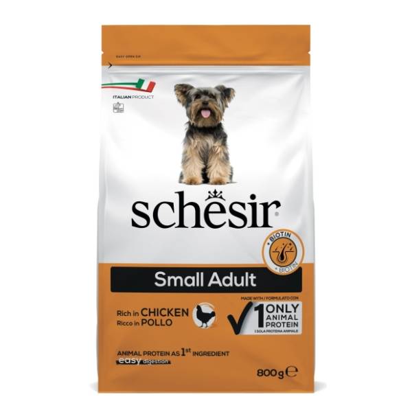SCHESIR Small adult hrana za pse piletina 800g