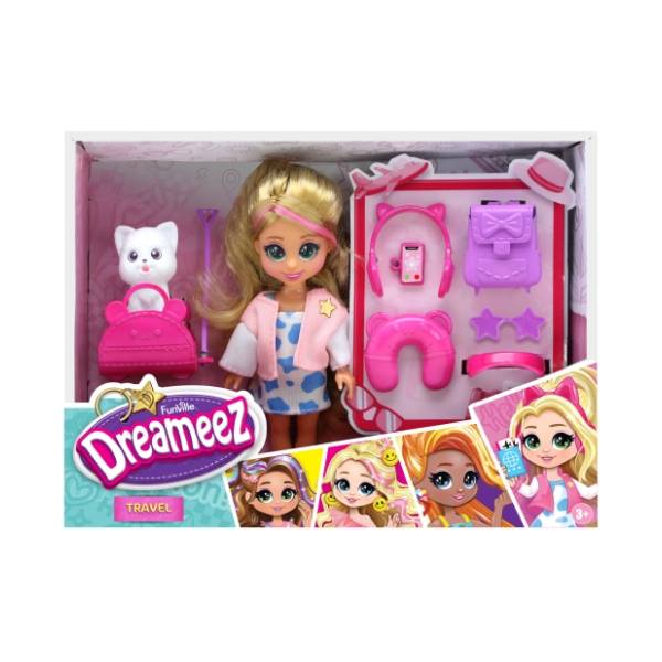 Set sa lutkom Mini travel DREAMEEZ