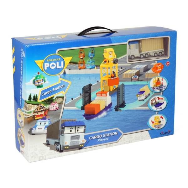 Set za igru Cargo stanica ROBOCAR POLY