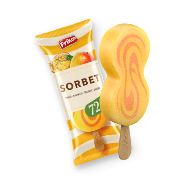 Sladoled FRIKOM Sorbet mango marakuja 85ml