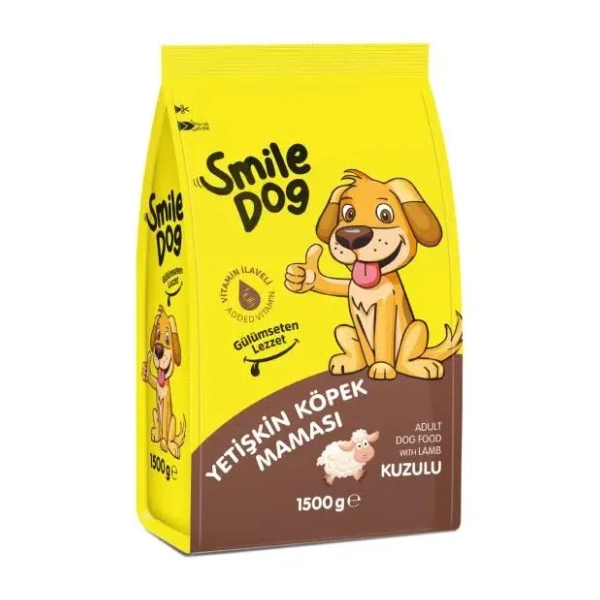 SMILE DOG hrana za odrasle pse jagnjetina 1,5kg