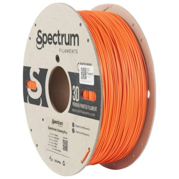 SPECTRUM GreenyPro 1kg Pure Orange 1,75mm 3D filament