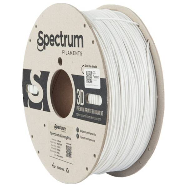 SPECTRUM GreenyPro 1kg Pure White 1,75mm 3D filament