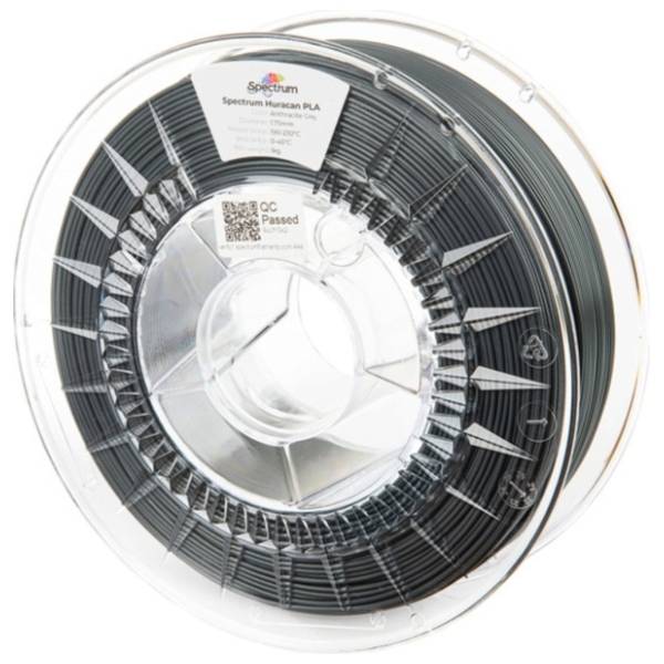 SPECTRUM Huracan PLA 1kg Anthracite Grey 1,75mm 3D filament