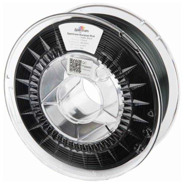 SPECTRUM Huracan PLA 1kg Traffic Black 1,75mm 3D filament