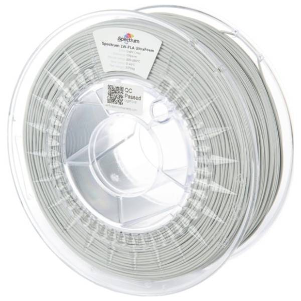 SPECTRUM LW-PLA UltraFoam 750g Light Grey 1,75mm 3D filament