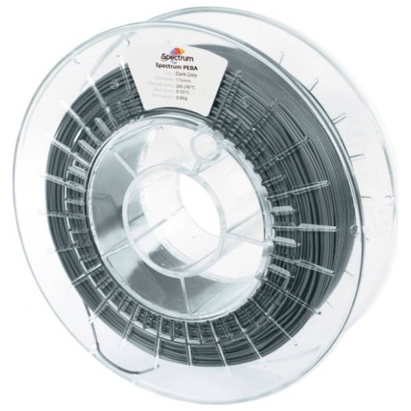 SPECTRUM PEBA 800g Dark Grey 1,75mm 3D filament