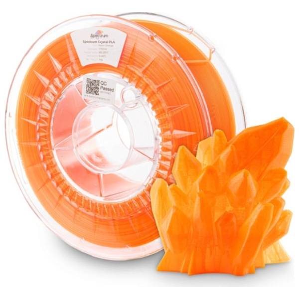 SPECTRUM PLA Crystal 1kg Neon Orange 1,75mm 3D filament