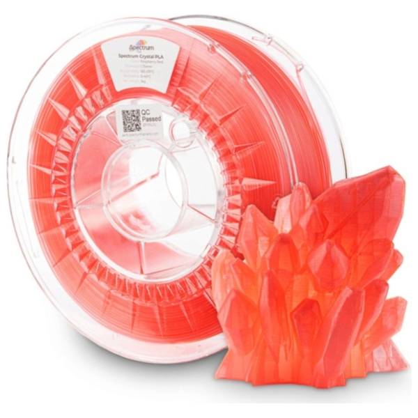 SPECTRUM PLA Crystal 1kg Raspberry Red 1,75mm 3D filament