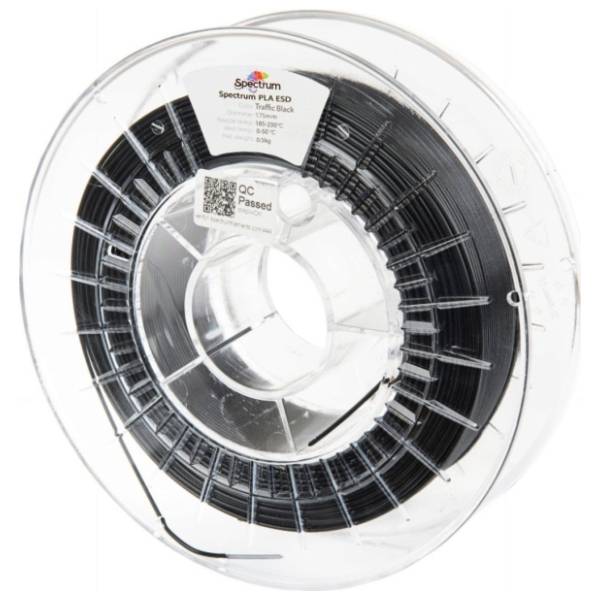 SPECTRUM PLA ESD 1kg Traffic Black 1,75mm 3D filament