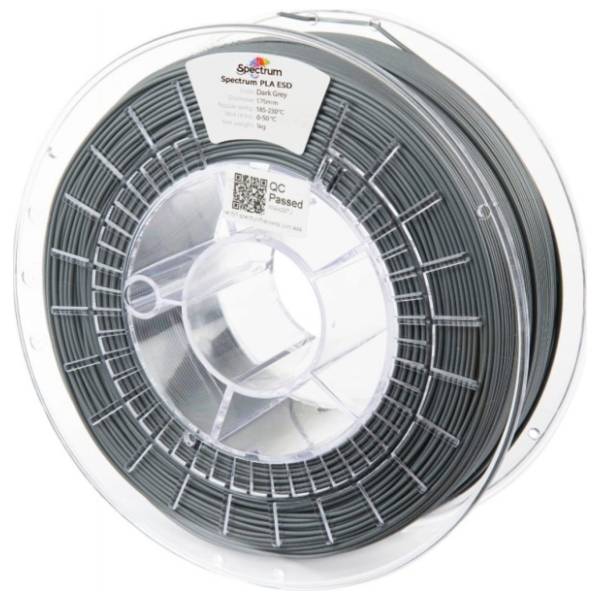 SPECTRUM PLA ESD 500g Dark Grey 1,75mm 3D filament