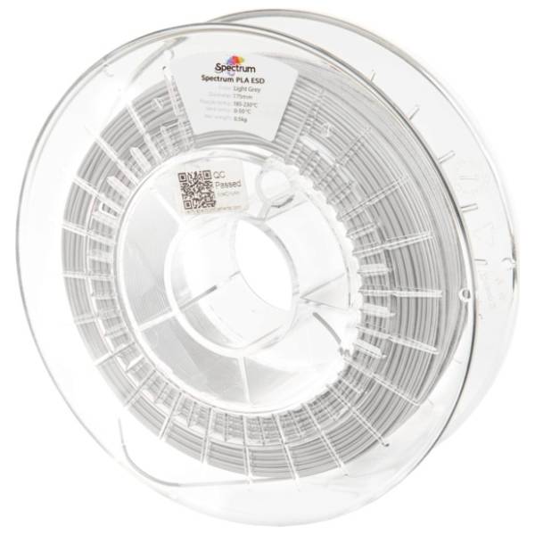 SPECTRUM PLA ESD 500g Light Grey 1,75mm 3D filament