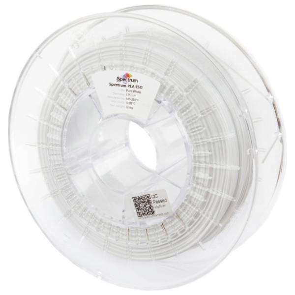 SPECTRUM PLA ESD 500g Pure White 1,75mm 3D filament