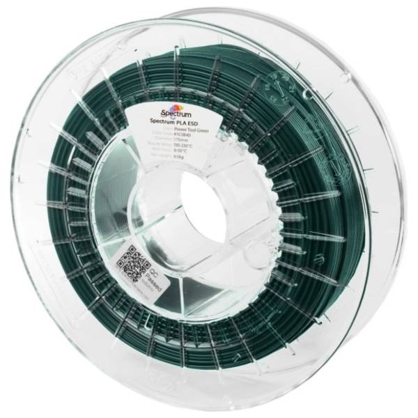 SPECTRUM PLA ESD Power Tool 1kg Green 1,75mm 3D filament