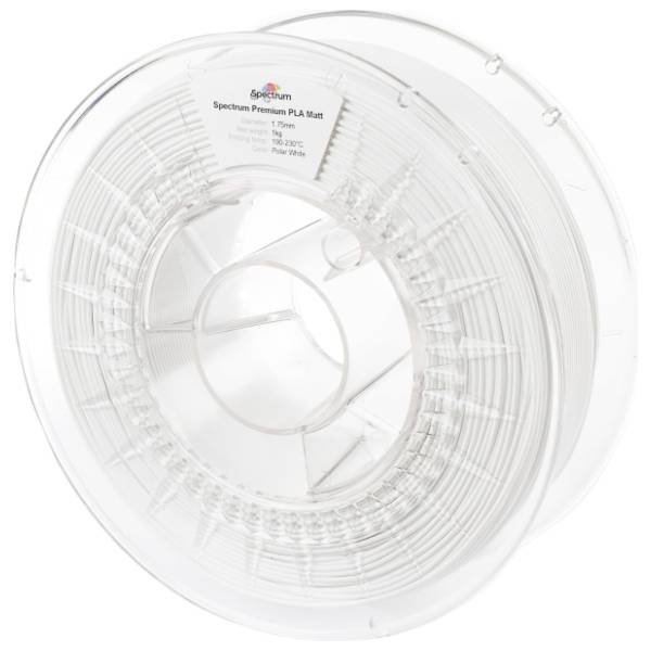 SPECTRUM PLA MATT 1kg Polar White 1,75mm 3D filament