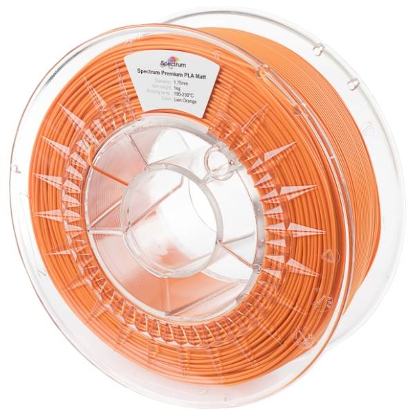 SPECTRUM PLA MATTE 1kg Lion Orange 1,75mm 3D filament