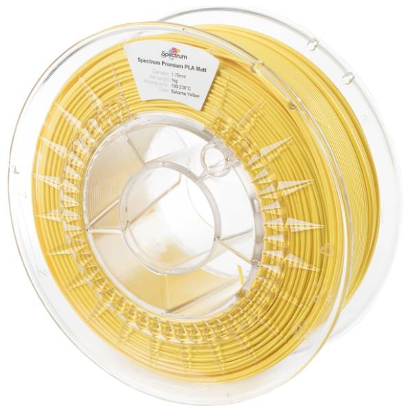 SPECTRUM PLA MATTE 1kg Yellow 1,75mm 3D filament